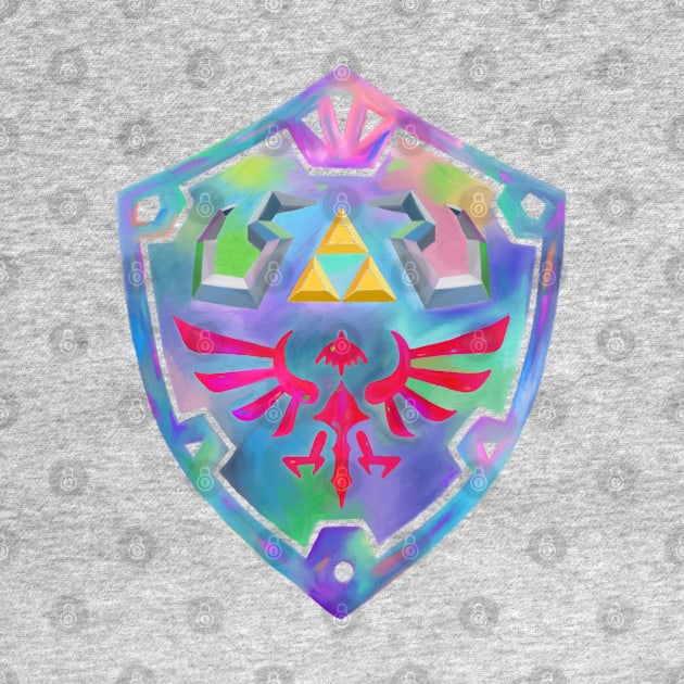 colorful shield by prettyguardianstudio